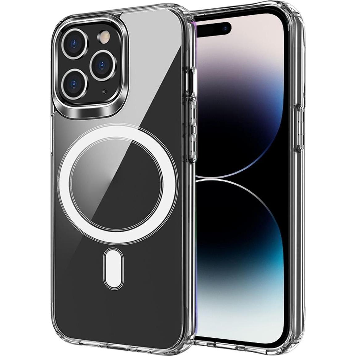 König Design MagSafe Hülle Handy Schutz für iPhone 14 13 12 11 Pro Max Magnet Case Cover Etui (Apple iPhone 14 Pro Max),...