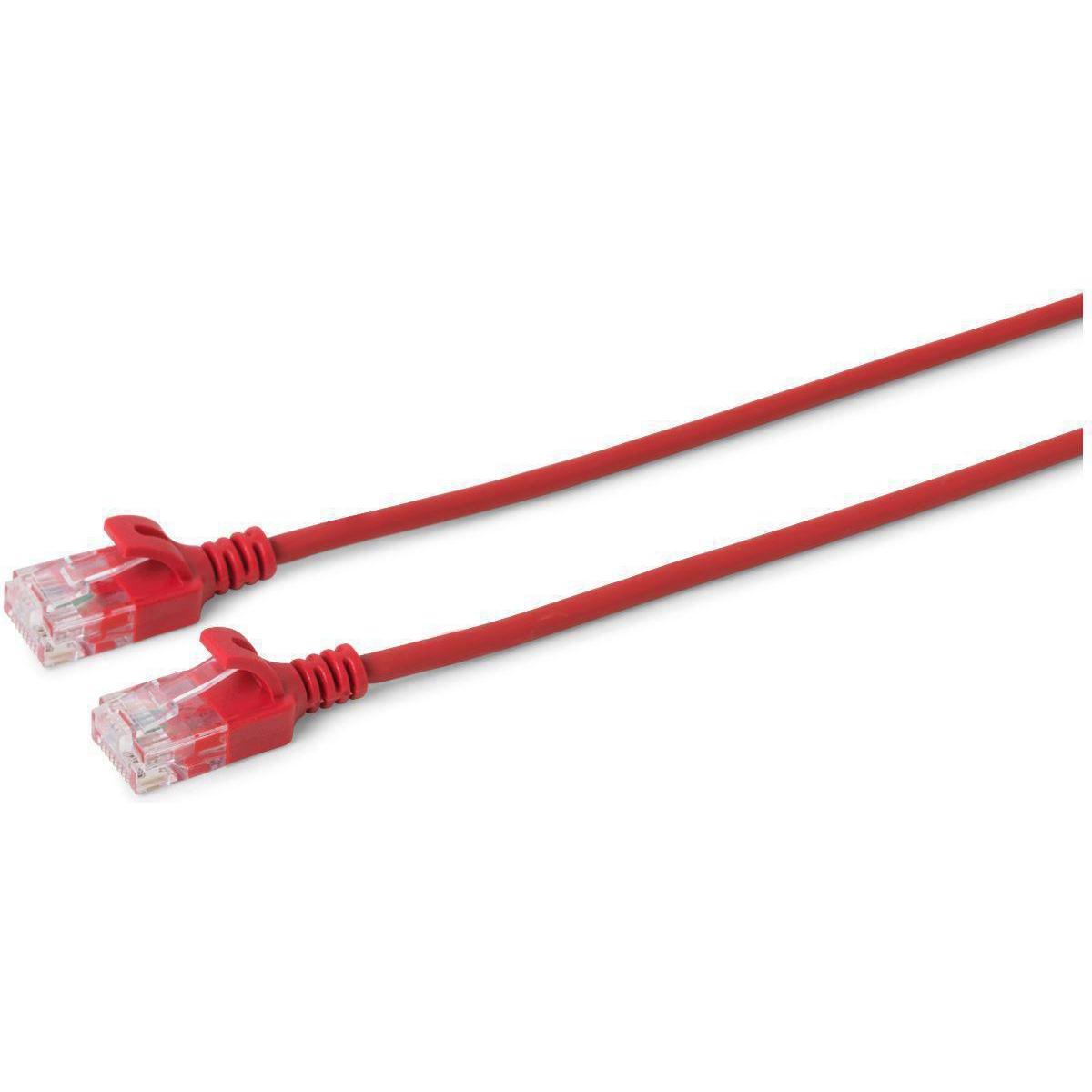 MicroConnect U/UTP CAT6 1M Red Slim (U/UTP, CAT6, 1 m), Netzwerkkabel