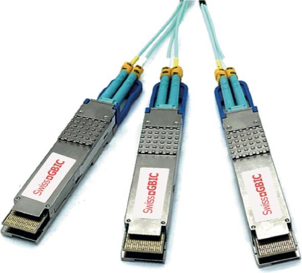 SwissGBIC AOC Breakout 200Gb Active 3m 4Z57A14196