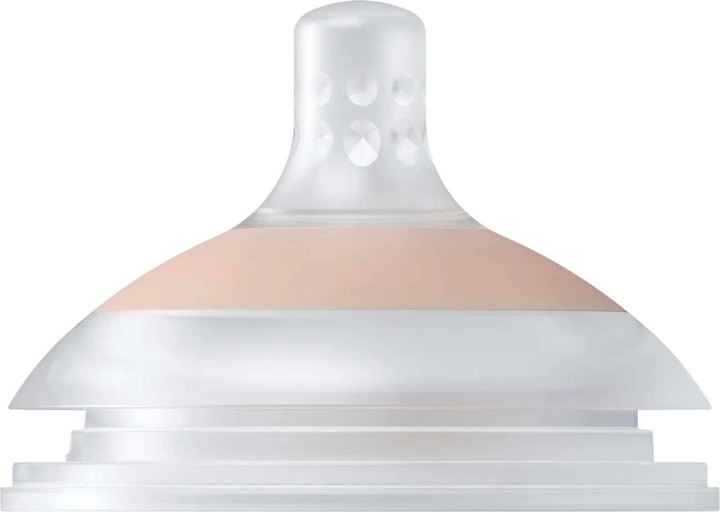 Actual product image Difrax Mammafeel dynamic bottle teat Slow 3M+ / S
