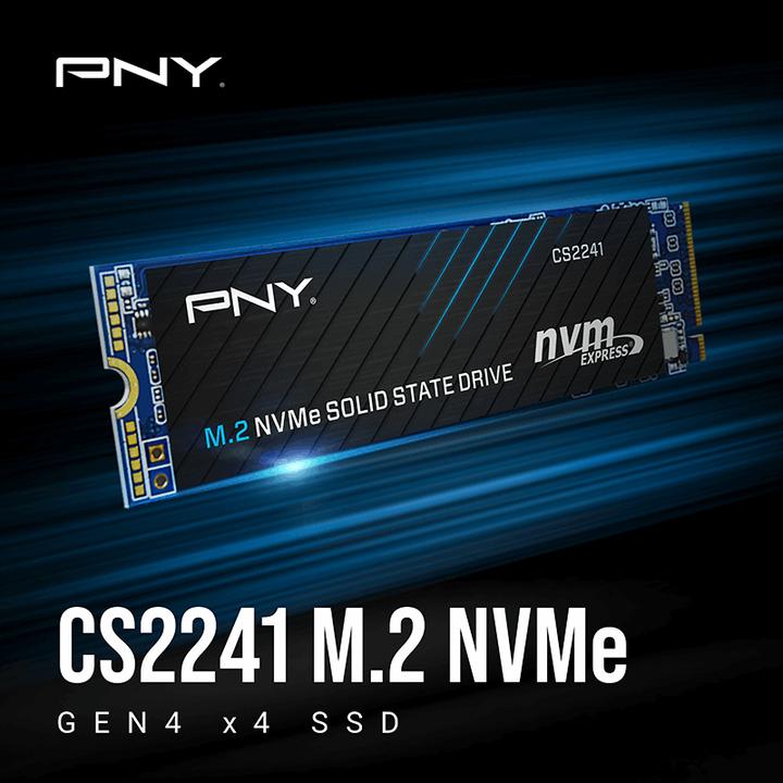 Produktbild PNY 1 To NVMe Gen4 M.2 - CS2241 (1000 GB, M.2 2280)