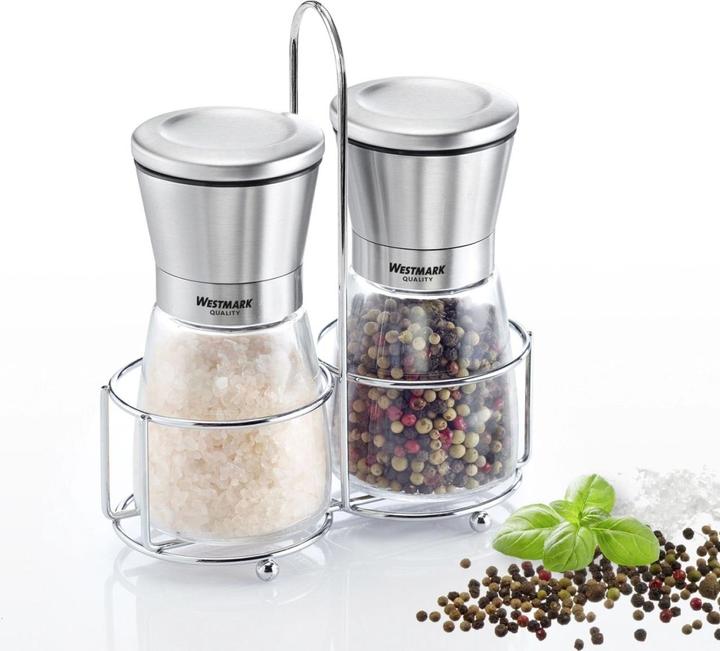 Immagine prodotto Westmark Cruet con 2 macinaspezie "acciaio inossidabile (Varie spezie)