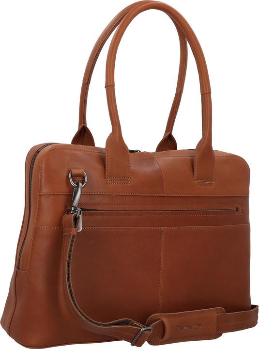 Immagine prodotto Plevier Borsa da bowling Canton da 15,6 pollici color cognac.