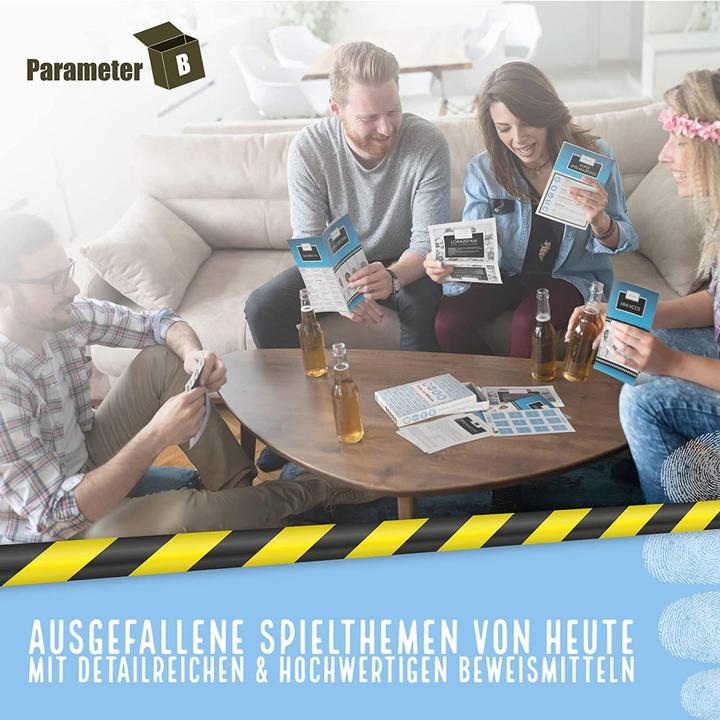 Productafbeelding Parameter B Vergissen is dodelijk - misdaaddiner (Duits, 4 Spelers)