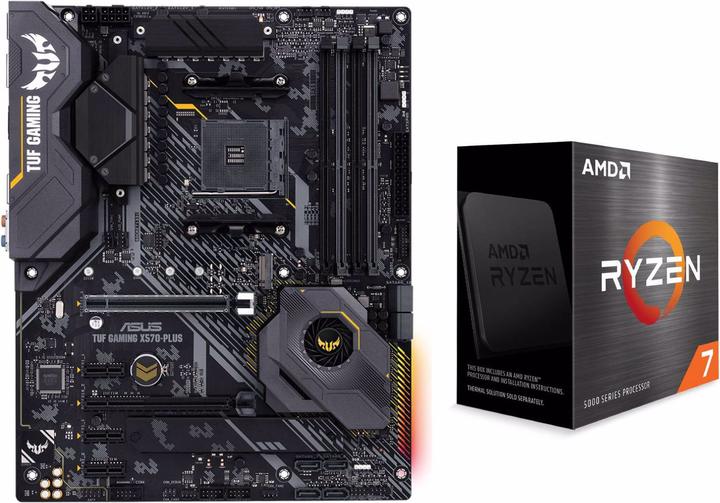 Image du produit ASUS TUF X570-Plus + Ryzen 7 5800X