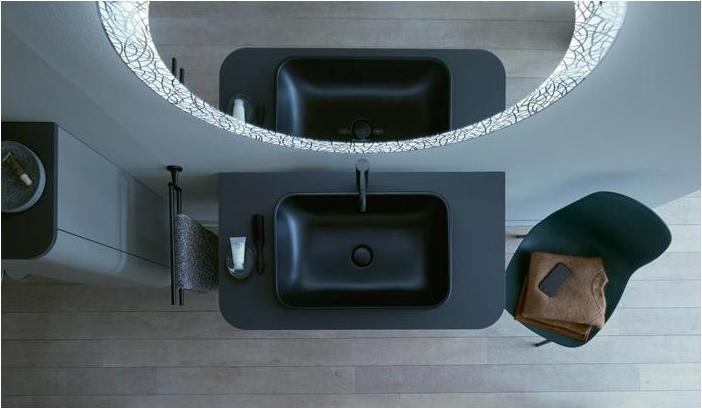 Produktbild Duravit Design-Siphon schwarz matt (Siphon-Montagematerial)