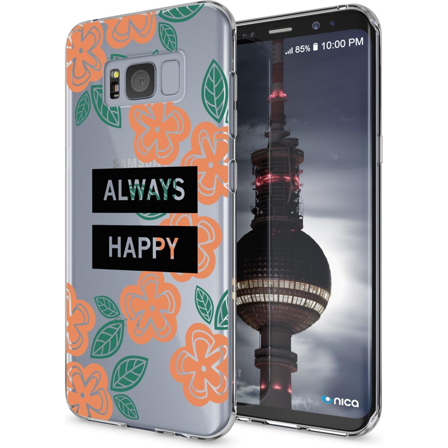 Nalia Handyhülle (Samsung Galaxy S8+), Smartphone Hülle, Mehrfarbig