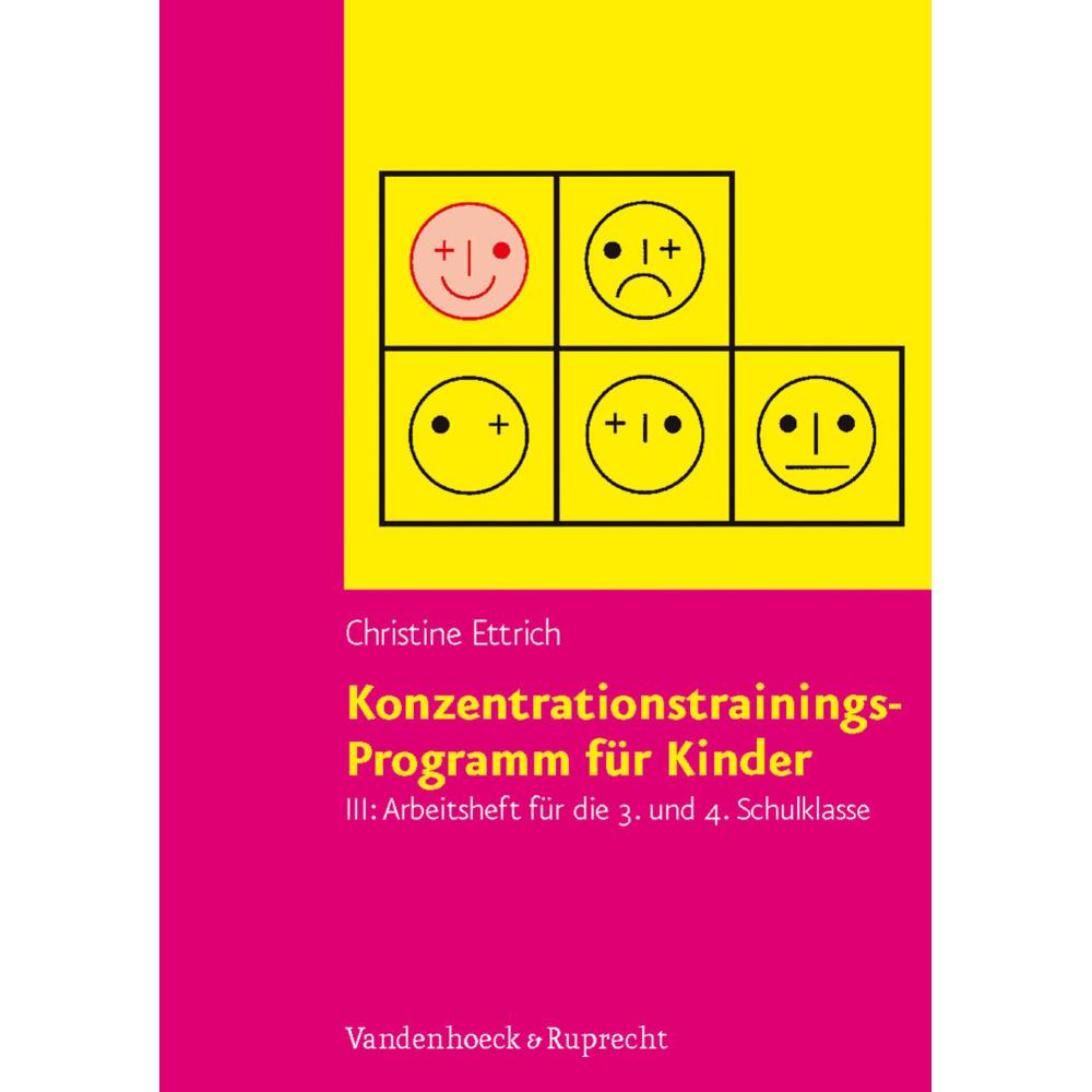 Thumbnail - Konzentrationstrainings-Programm für Kinder III, 3. und 4. Schulklasse. Arbeitsheft, Fachbücher von Christine Ettrich