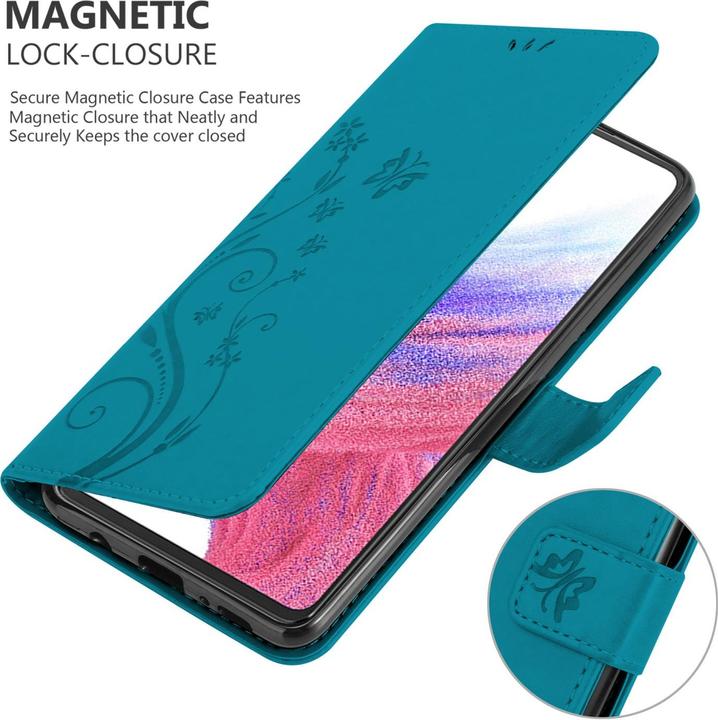 Produktbild Cadorabo Flower Book Hülle für Samsung Galaxy A53 5G (Samsung Galaxy A53 5G)