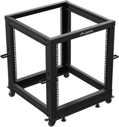 Actual product image Lanberg OPEN RACK 19 12U 600X600-1100 REGULOWANY CZARNY (6.86 RU, 19 inch rack)