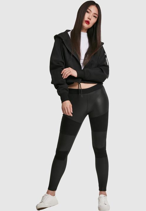 Actual product image Urban Classics Ladies Fake Leather Tech Leggings (XL)