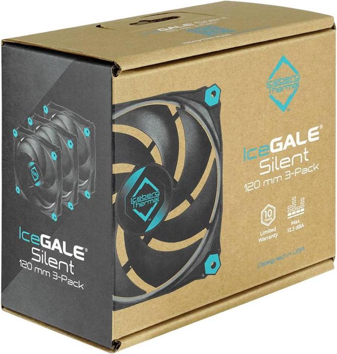 Actual product image Iceberg Thermal IceGALE Silent - (120 mm, 3x)