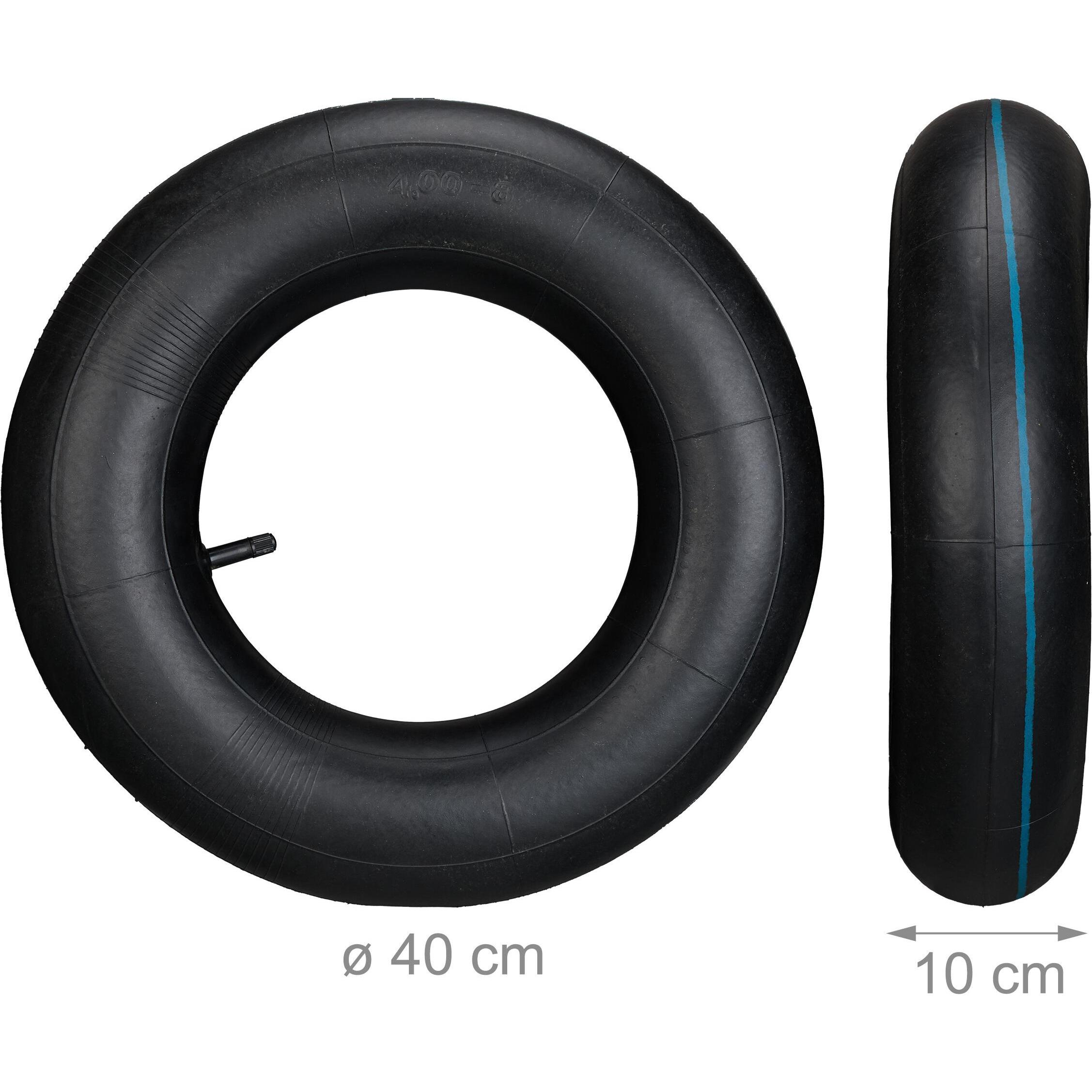 Thumbnail - Relaxdays, Transportwagen, 4x Schlauch (200 kg)