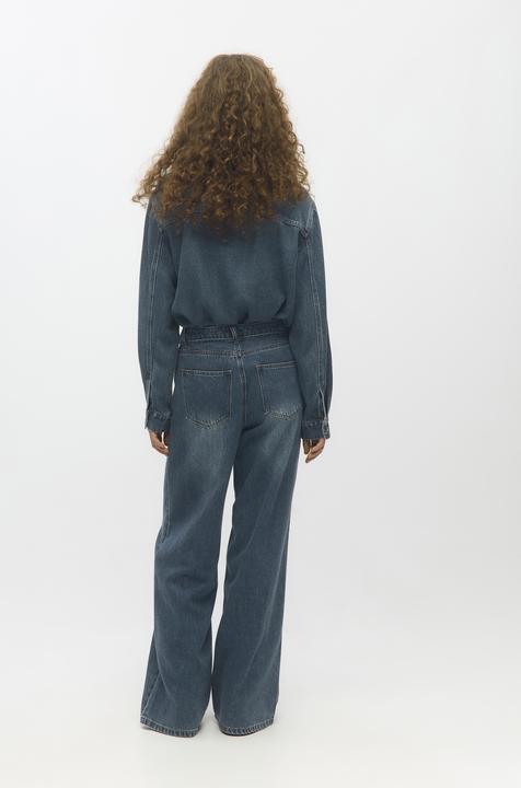 Immagine prodotto Object Jeans a gamba larga con cintura (L)