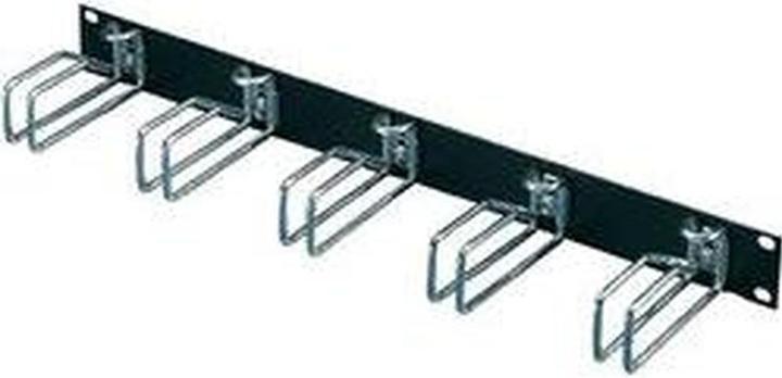 Actual product image Rittal Cable management panel with steel rings, 1U, 19 inch, 1 pc(s)