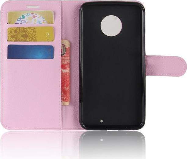 Produktbild MU Classic Klassische Leder Hülle mit Litchitextur (Motorola Moto X4)