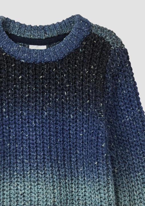 Actual product image s.Oliver Strickpullover Grobstrick-Pullover mit Farbverlauf (140)