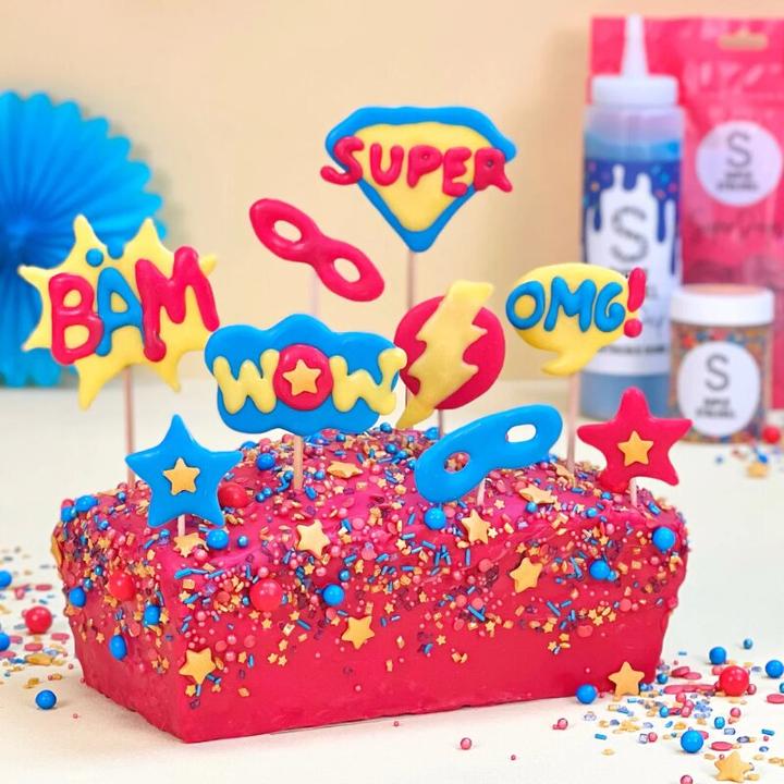 Actual product image Super Streusel Drip Cake Glasur Dunkelblau