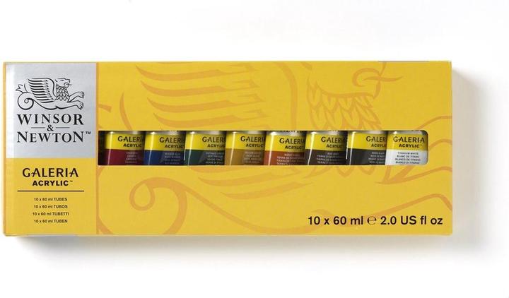 Produktbild Winsor & Newton Galeria Acrylic Set (10x60ml) (830343) (600 ml)