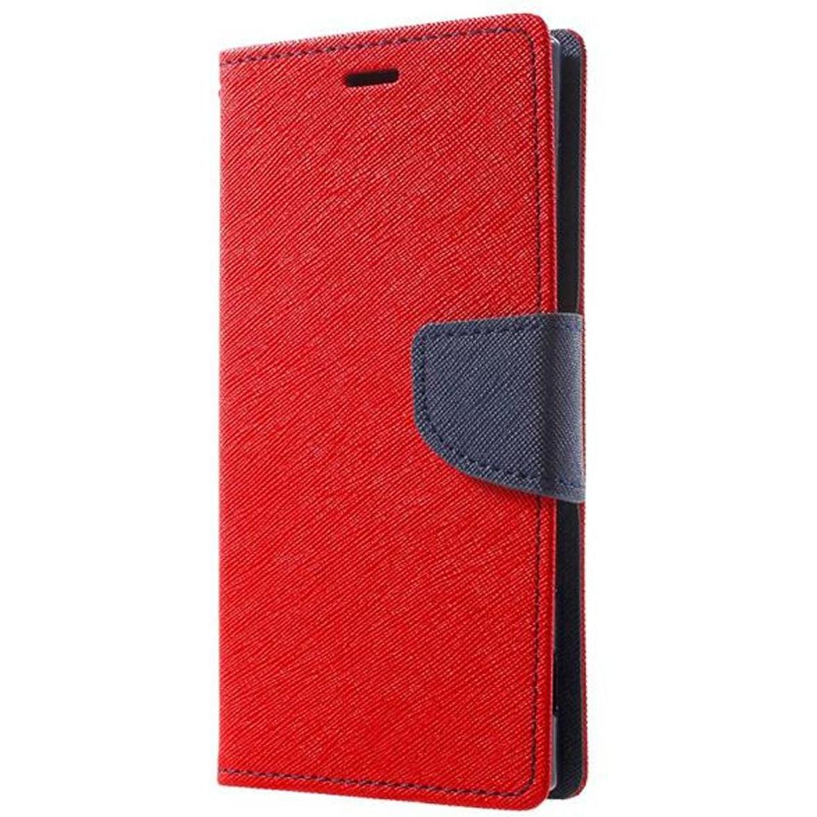 König Design Handyhülle für Samsung Galaxy S21 Schutztasche 360 Grad Cover Wallet Etuis Rot (Samsung Galaxy S21+), Smart...