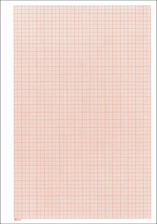 Produktbild Favorit Millimeterpapier Block weiss (21 x 29.7 cm, Kariert, Harter Einband)