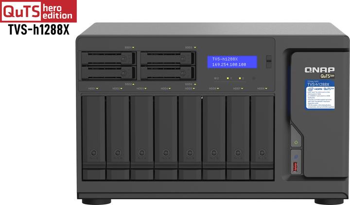 Produktbild QNAP TVS-h1288X-W1250-16G (0 TB)
