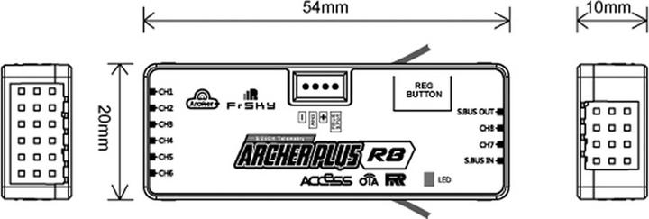 Image du produit FrSky Empfänger Archer Plus R8 2,4Ghz