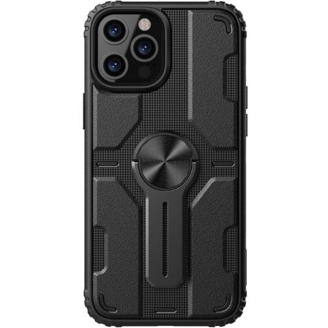 Nillkin Medley Series Kickstand Hülle (Apple iPhone 12 Pro Max), Smartphone Hülle, Schwarz