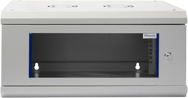 Image du produit Wirewin 19/ Wandschrank, einteilig, Pro 3nd Generation, 600x600mm, hellgrau (4 HE, Rack 19 pouces)