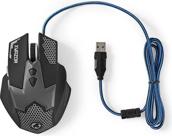 Produktbild Nedis Gaming-Maus GMWD200BK (Kabelgebunden)