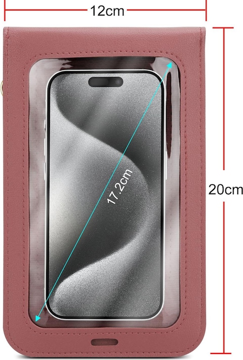 Produktbild Cadorabo Handytasche für ZTE Blade S6 LUX Damen Umhängetasche (ZTE Blade S6 Lux)