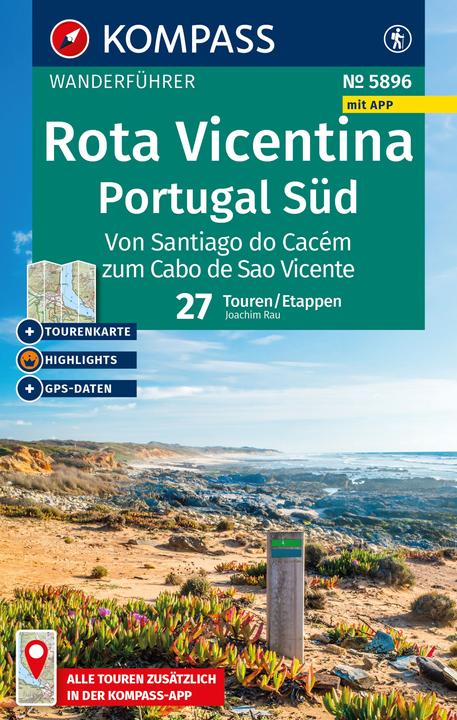 Produktbild Wanderführer Rota Vicentina, Portugal Süd: Fischerpfad und Historischer Weg, 40 Touren mit