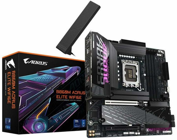 Produktbild Gigabyte B860M AORUS ELITE WIFI6E (LGA 1851, Intel B860, mATX)