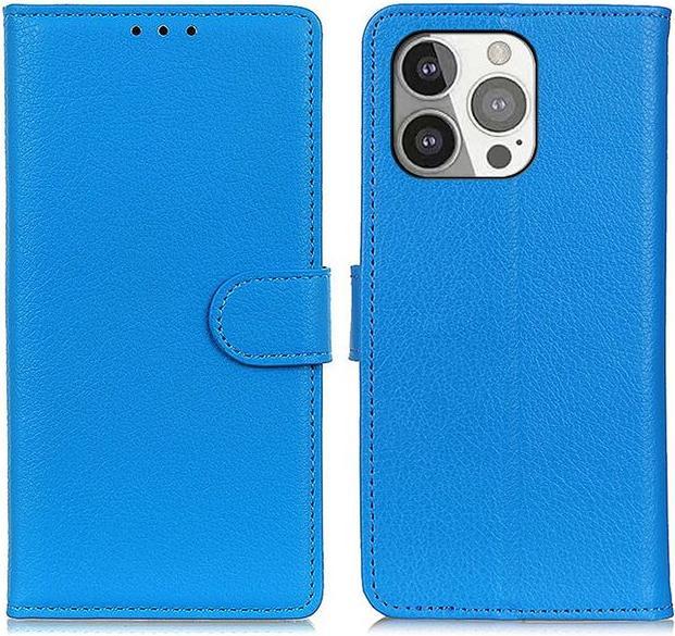 Actual product image MU Classic Litchi Leather Bookcover Series (Apple iPhone 13 Pro)