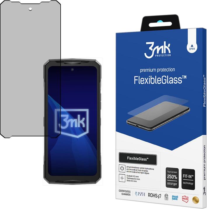 Actual product image 3MK SzkÅo hybrydowe FlexibleGlassâ¢ na Doogee V40 Pro (1 pcs., ZTE Blade V40 Pro)