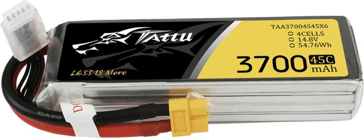 Tattu Accu RC LiPo 3700 mAh 14.8 V 45C (14.80 V, 3700 mAh)