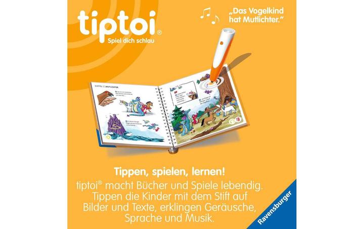 Actual product image tiptoi Darro Drache und die Sache mit dem Mut (German, Katja Rough, Cee Neudert, 2024)