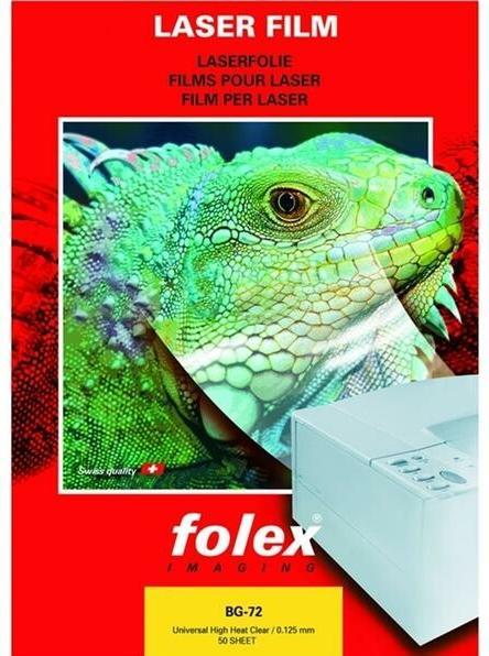 Image du produit Folex Films de projection Universal BG-72 (125 g/m², 100 x)