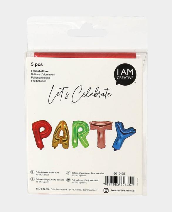 Produktbild I Am Creative Buchstaben Party (5x)