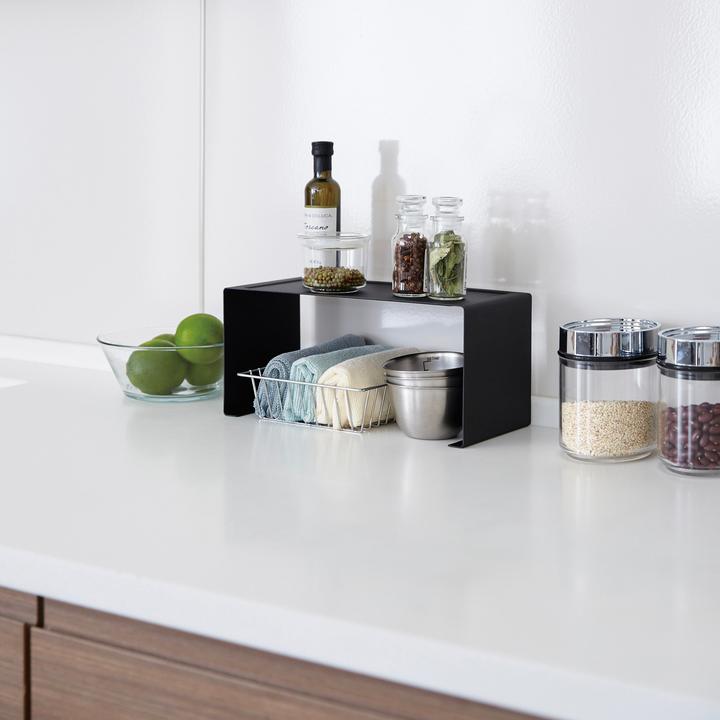 Actual product image Yamazaki Narrow stackable kitchen shelf TOWER