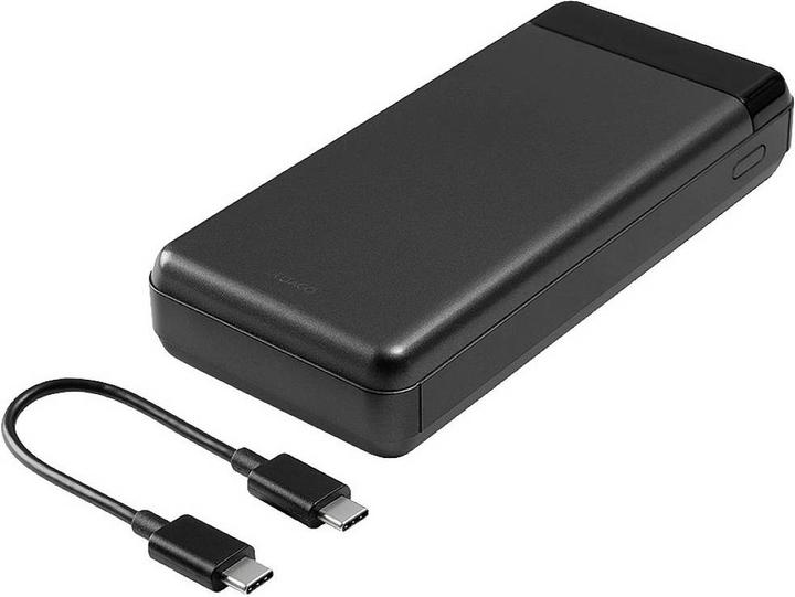 Actual product image Deltaco Powerbank (20000 mAh, 74 Wh)