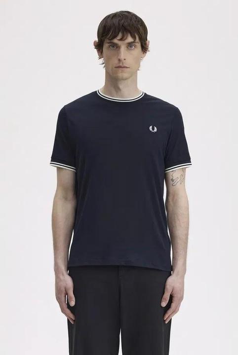 Actual product image Fred Perry Twin Tipped T-Shirt Crew Neck (XL)