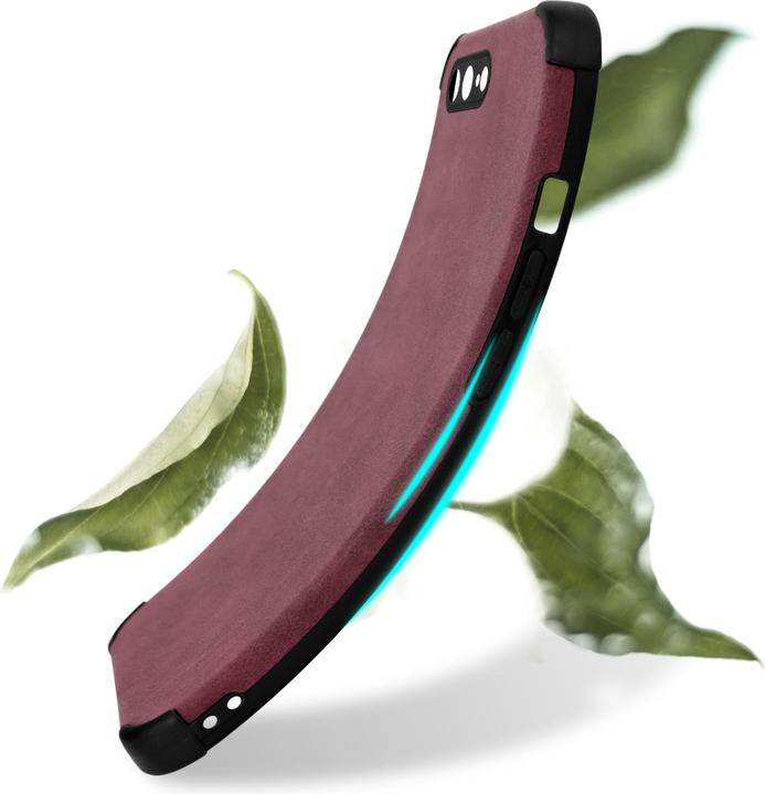 Actual product image Cadorabo Case for Apple iPhone 7 PLUS / 7S PLUS / 8 PLUS in TPU Matt Leather LM161 Style (Apple iPhone 7 Plus, Apple iPhone 7s Plus)