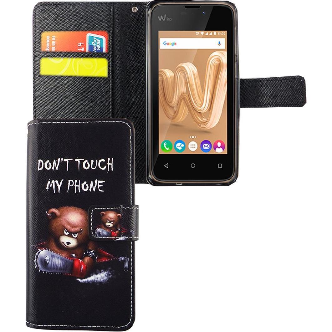 König Design Hülle Handy Schutz für Wiko Lenny 3 Max Case Cover Tasche Wallet Etui Handyhülle (Wiko Lenny 3 Max), Smartp...
