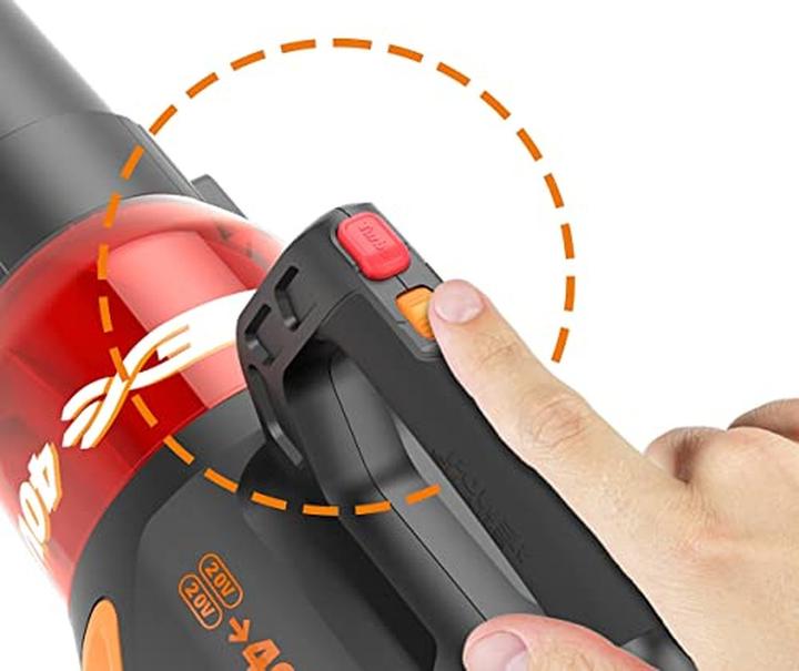 Actual product image Worx WG584E.9 (Rechargeable battery operated, Leaf blower)