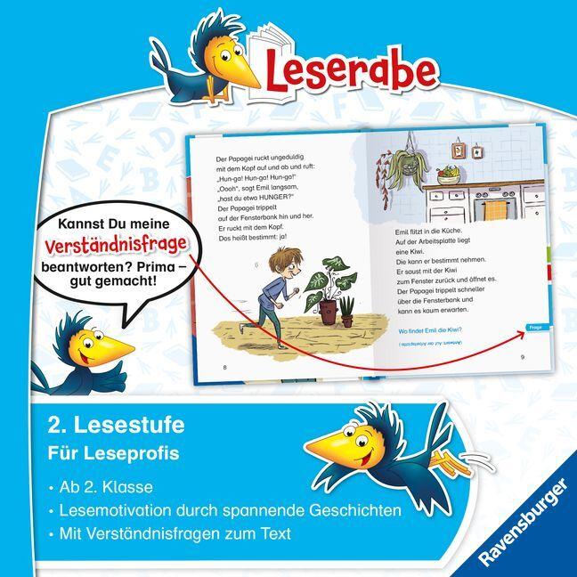 Thumbnail - Der Polizei-Papagei - Leserabe ab 2. Klasse - Erstlesebuch für Kinder ab 7 Jahren, Kinderbücher von Annette Langen, Barb...