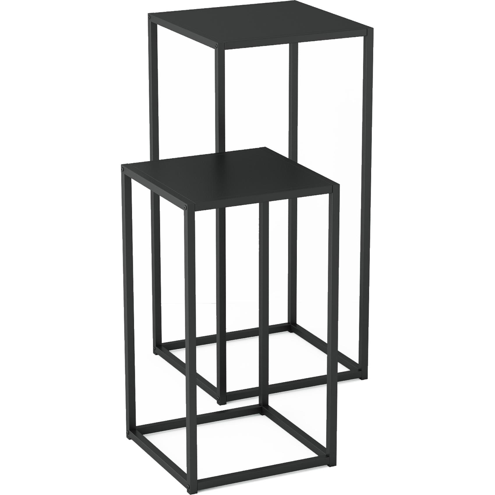 En.Casa, Couchtisch + Beistelltisch, Seral (5 x 30 x 30 cm)