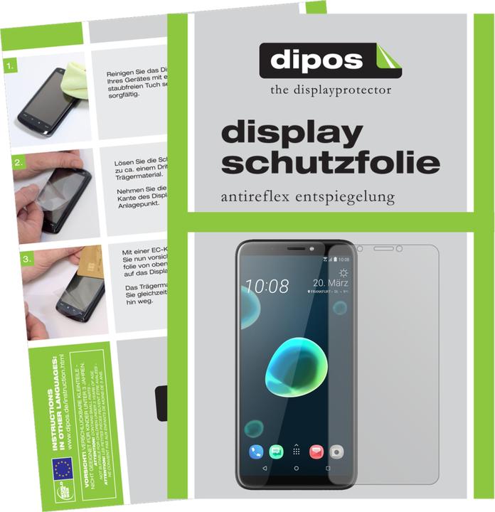 Actual product image Dipos Screen Protector Anti-Glare (4 Piece, HTC Desire 12)