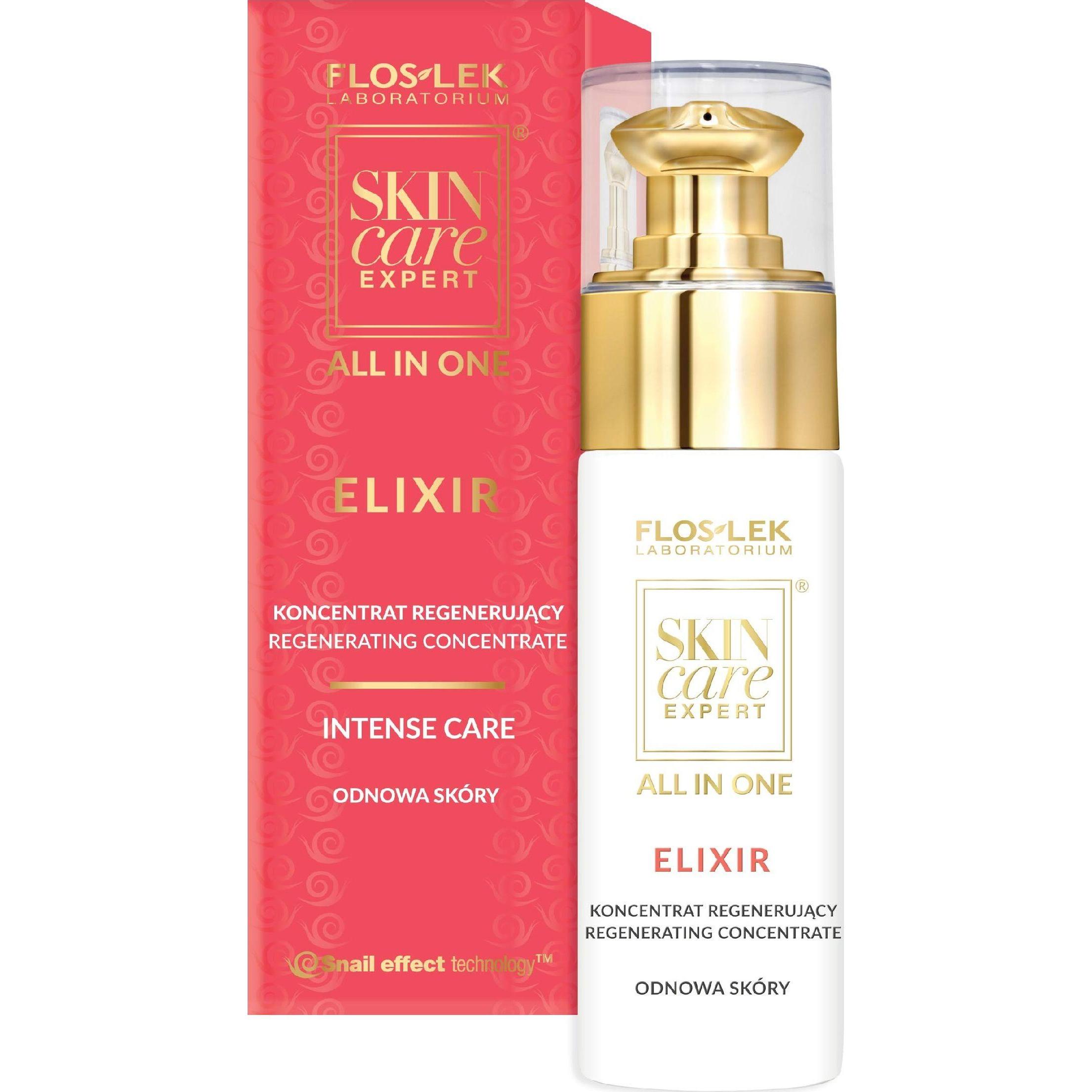 Floslek, Augenpflege, Regenerating elixir-concentrate Skin Care Expert All in One regenerating elixir-conc (Gel, 30 ml, ...