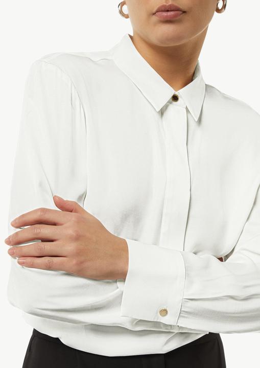 Produktbild Comma Bluse Elegante Satinbluse mit verdeckter Knopfleiste (46)